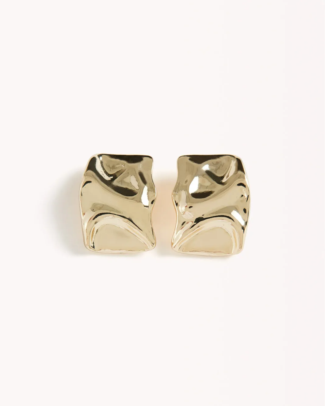AMBER EARRINGS - GOLD