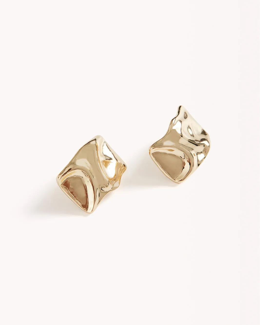AMBER EARRINGS - GOLD