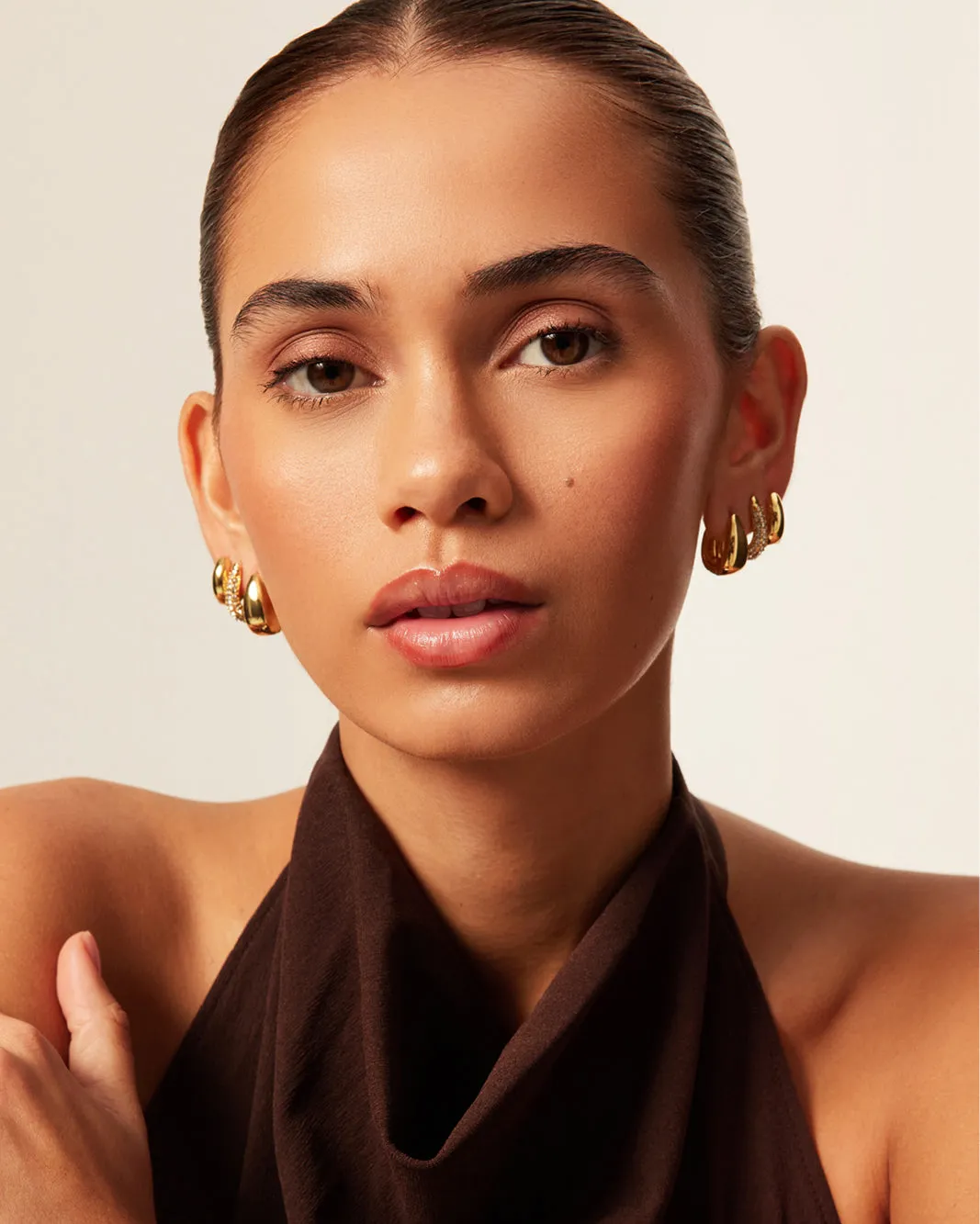 ANDIE 3 PACK EARRINGS - GOLD PLATED 18K