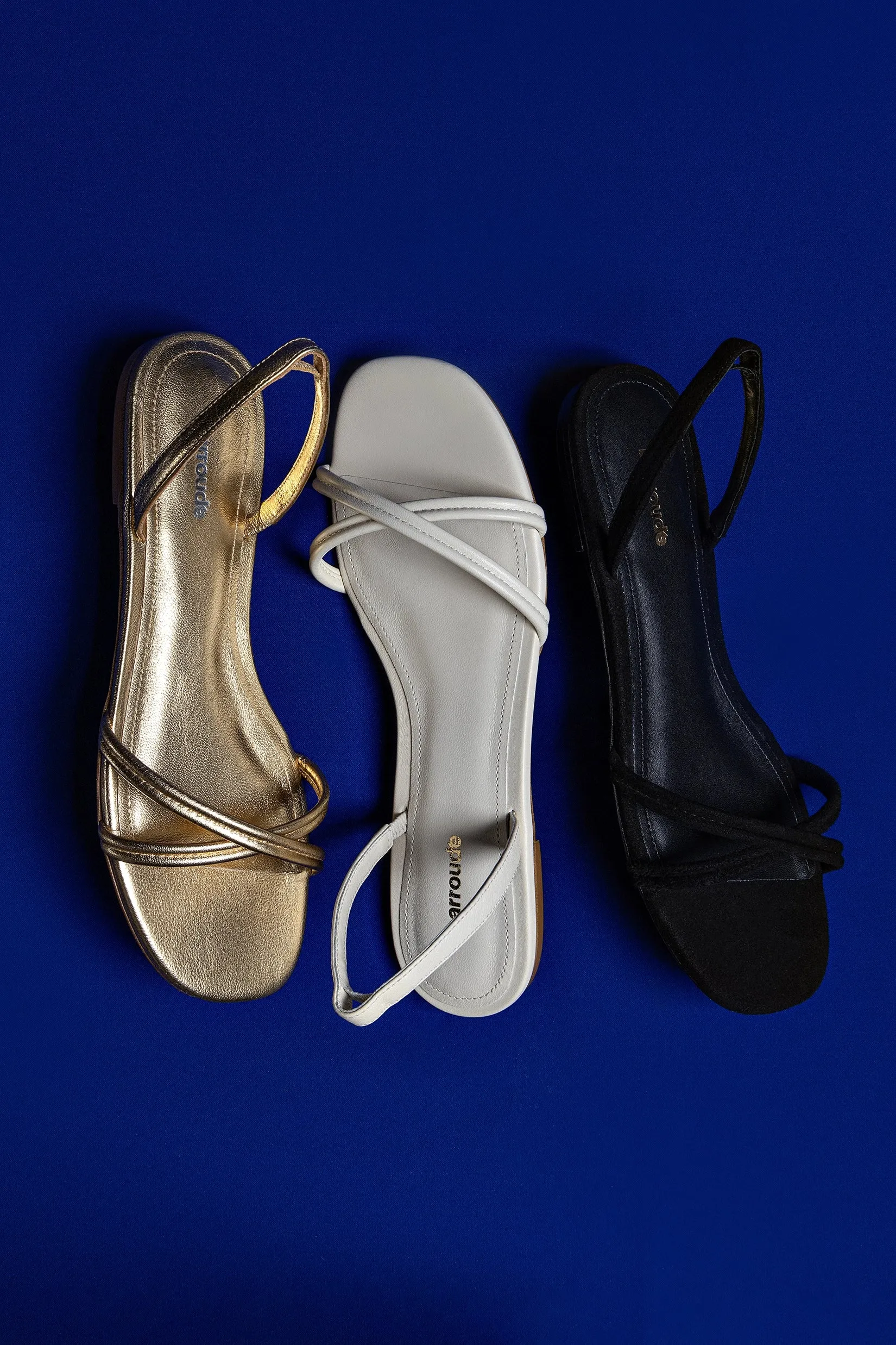 Annie Flat In Black Suede