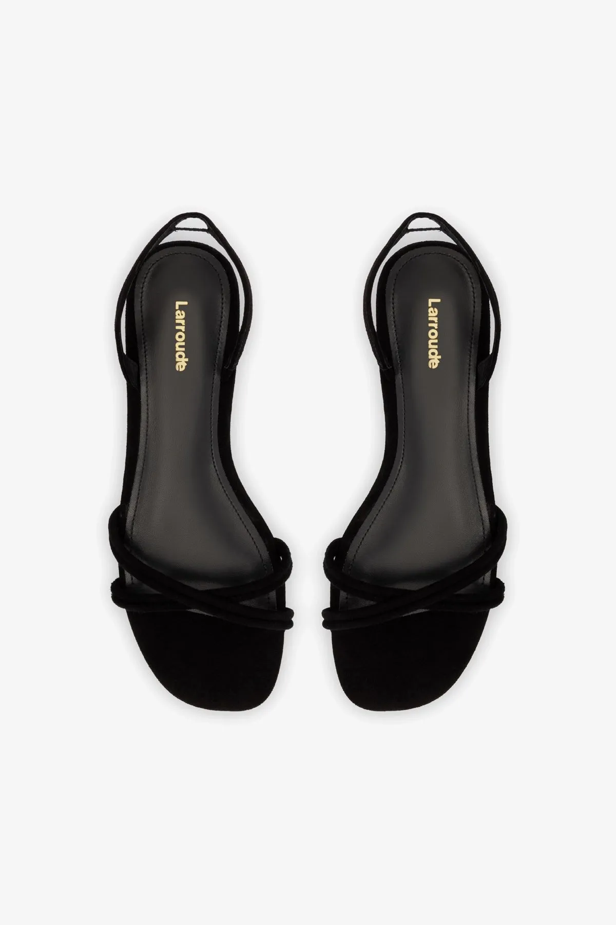 Annie Flat In Black Suede