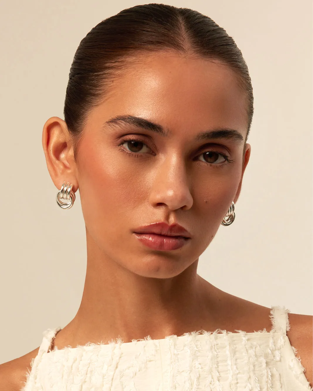 ANTHE MINI EARRINGS - SILVER