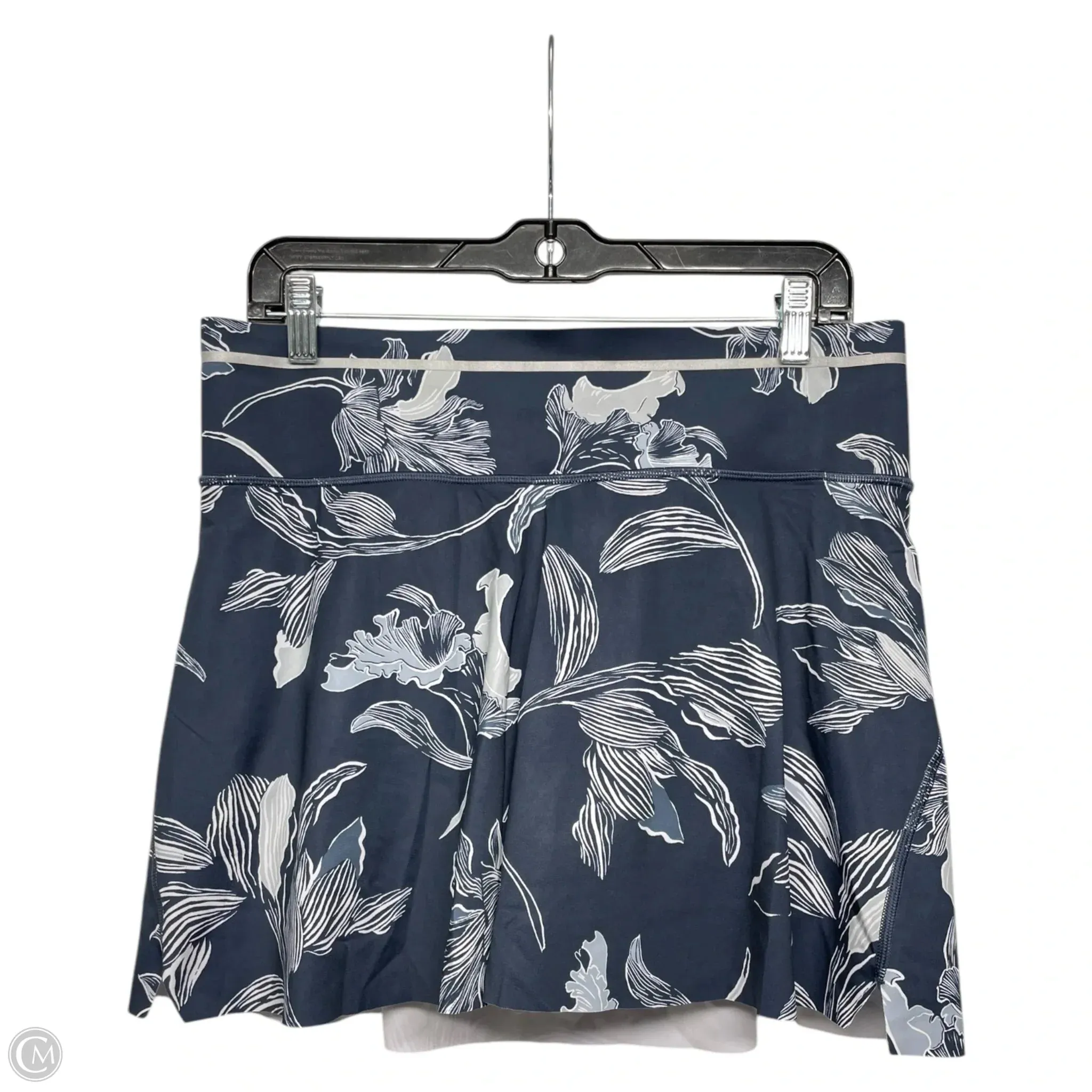 Athletic Skort By Athleta In Floral Print, Size: M