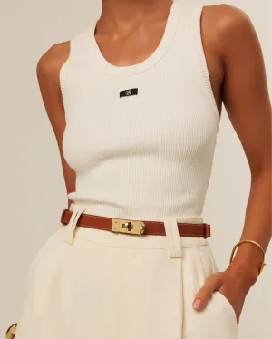 BLAKE BELT - TAN-GOLD