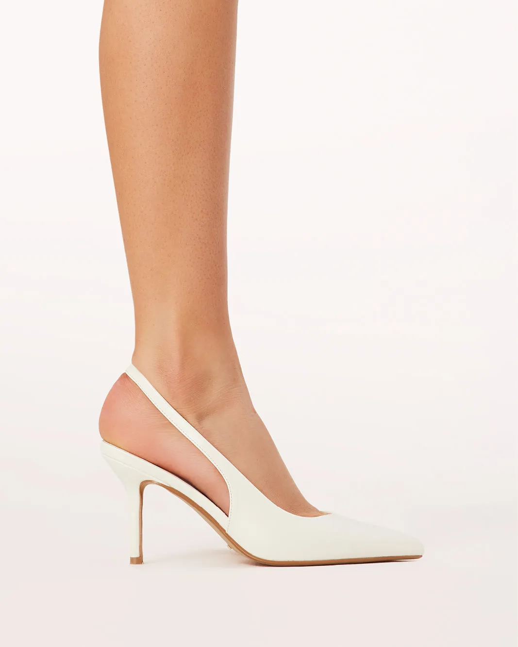 BLONDIE WIDE FIT - BONE PATENT