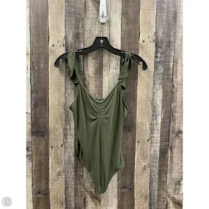 Bodysuit By Express In Green, Size: M