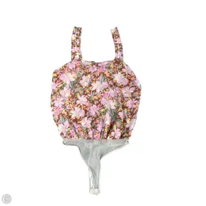 Bodysuit By Lush In Floral Print, Size: S