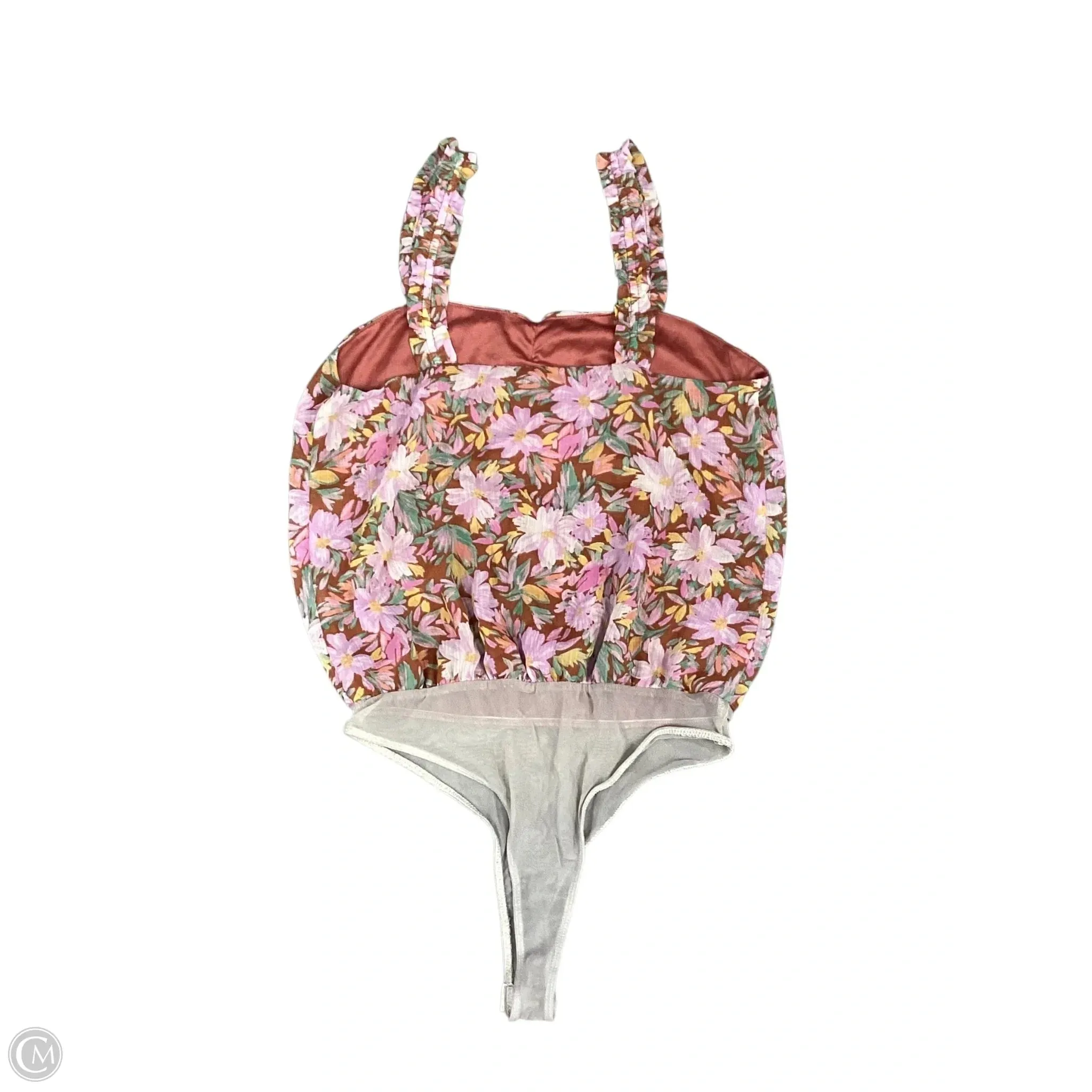 Bodysuit By Lush In Floral Print, Size: S