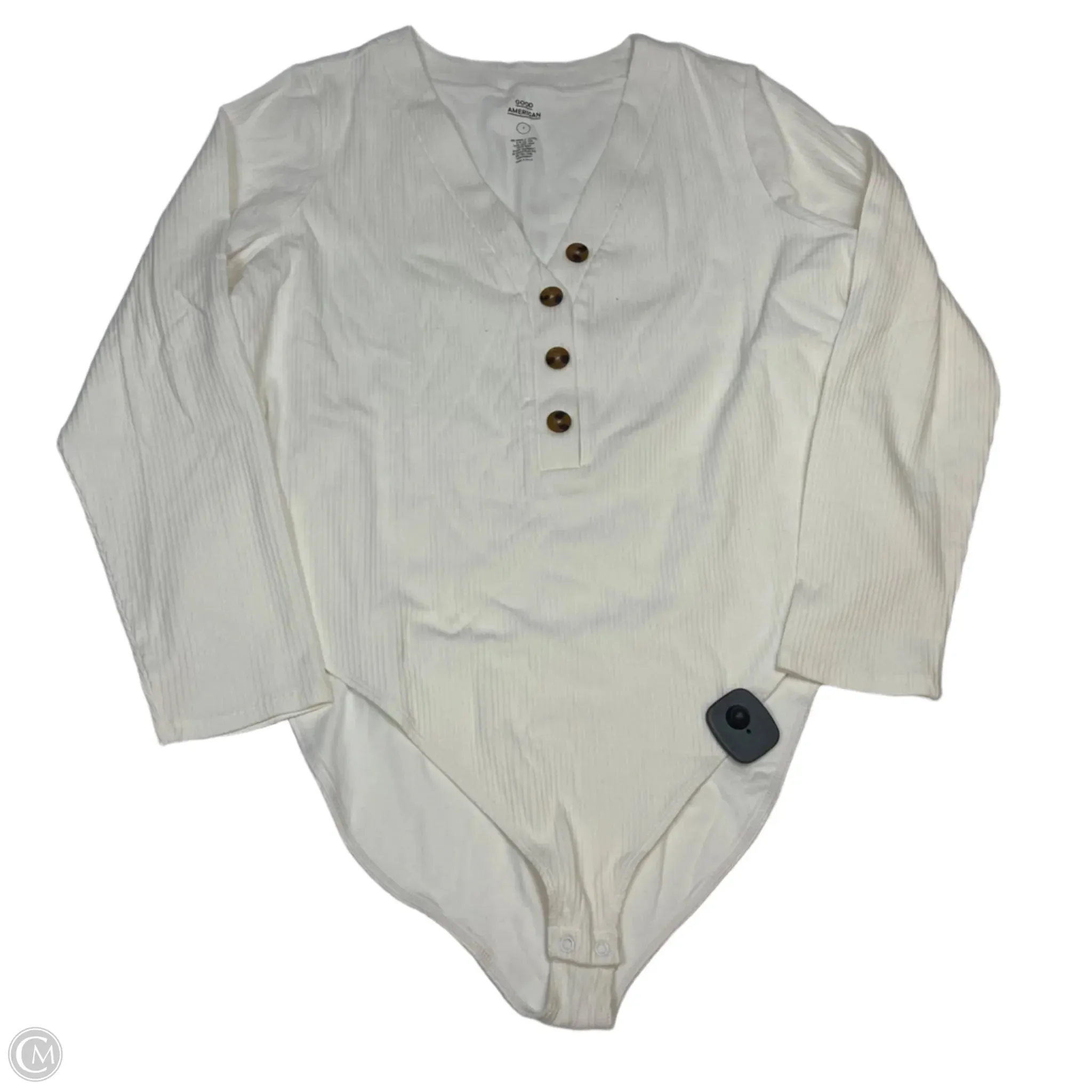 Bodysuit Designer By Good American In Cream, Size: 4x