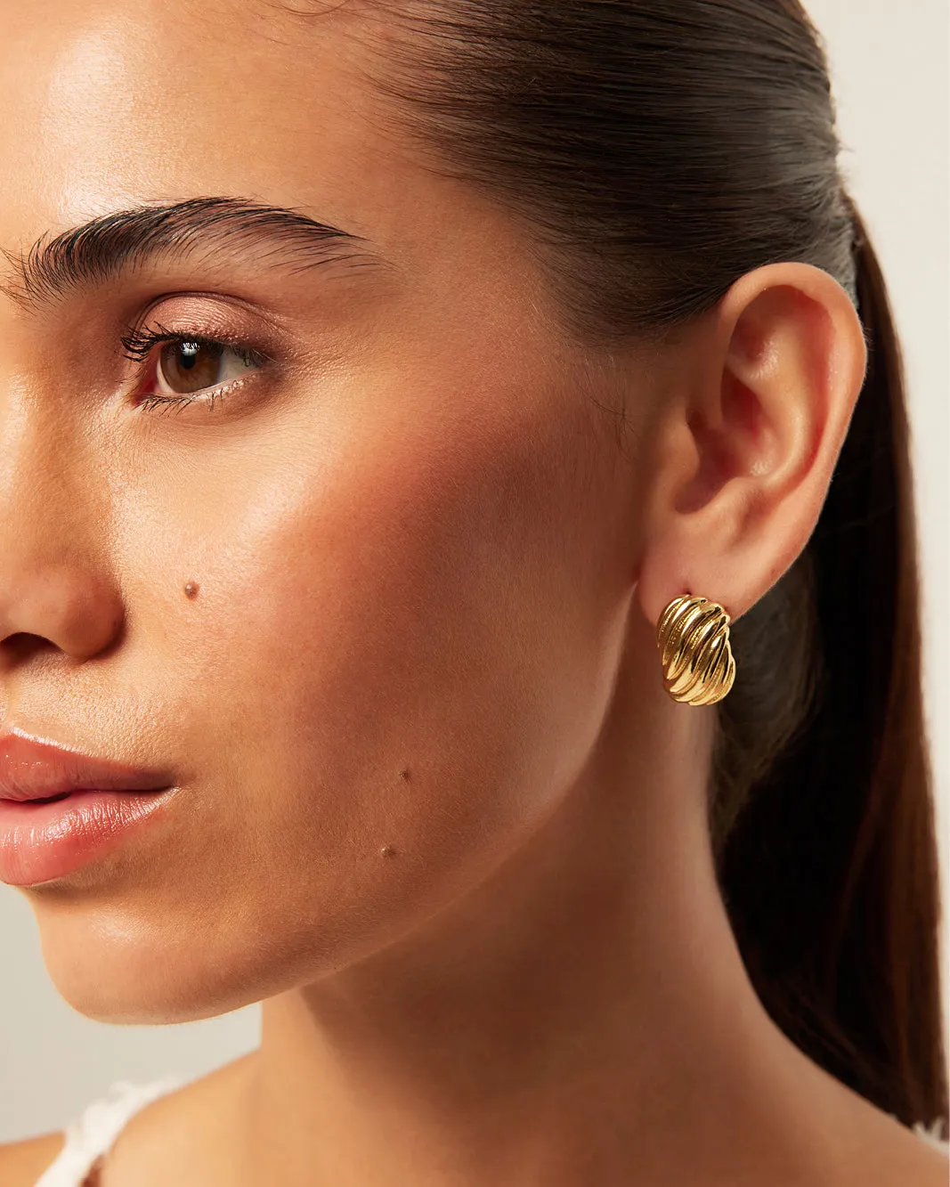 BRIELLE EARRINGS 3 PACK - GOLD PLATED 18K