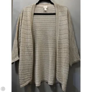Cardigan By Chicos In Gold, Size: L