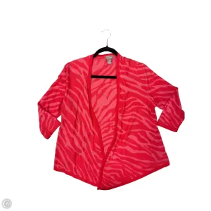 Cardigan By Chicos In Pink, Size: M