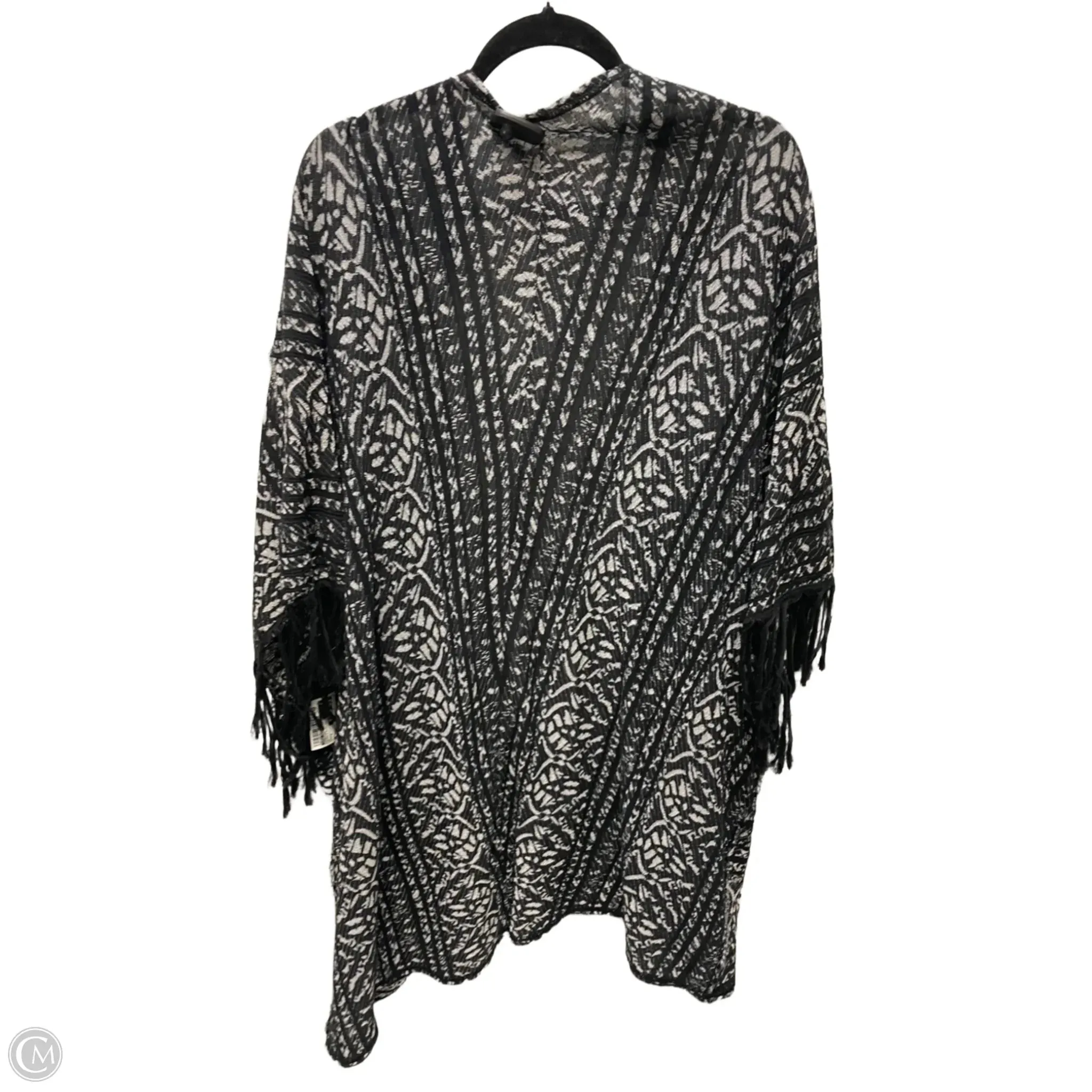 Cardigan By Free People In Black & White, Size: M
