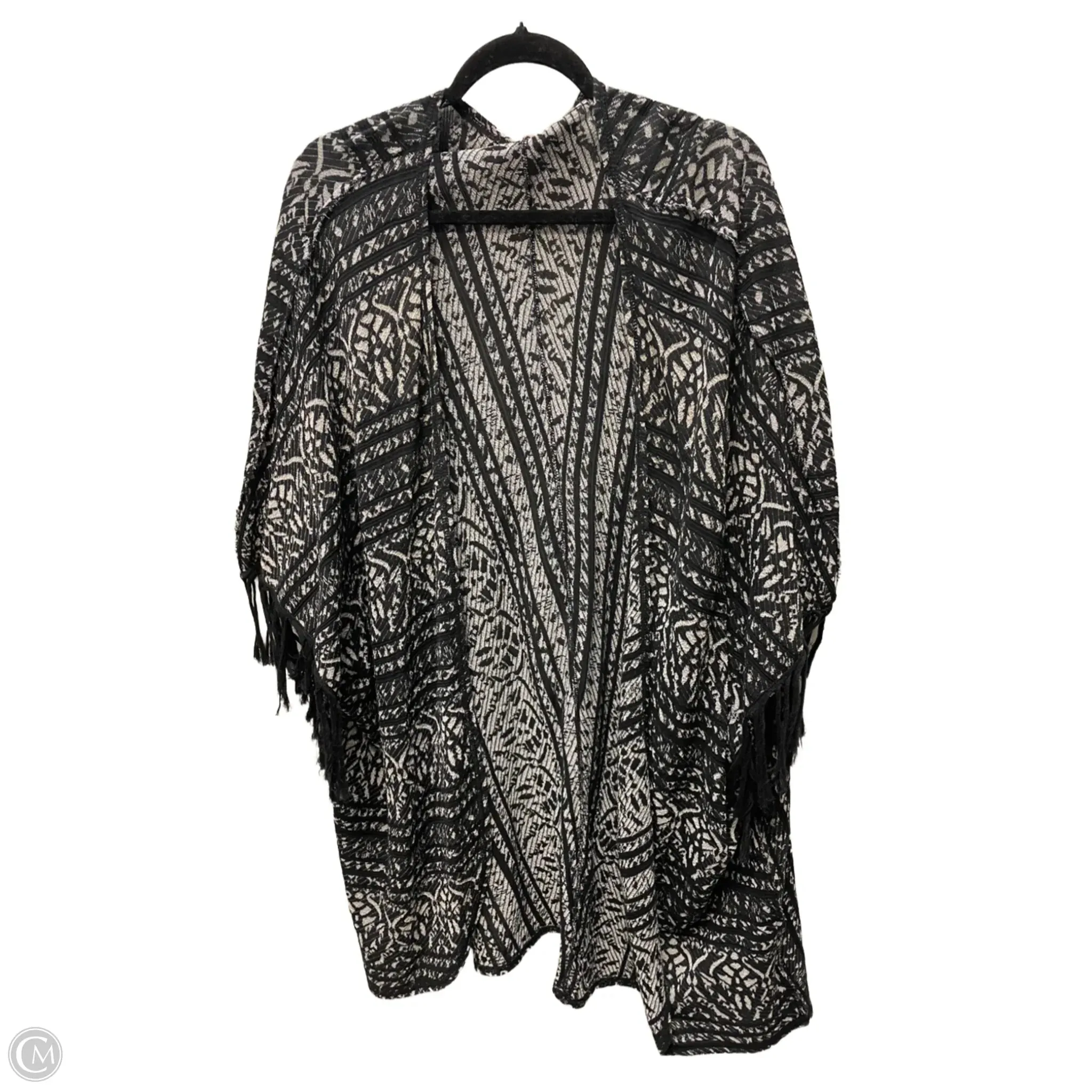 Cardigan By Free People In Black & White, Size: M