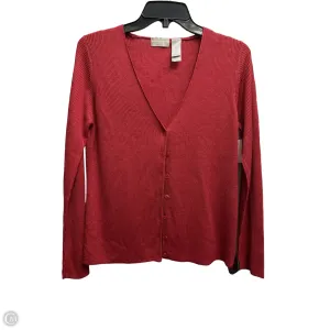 Cardigan By Liz Claiborne In Red, Size: S