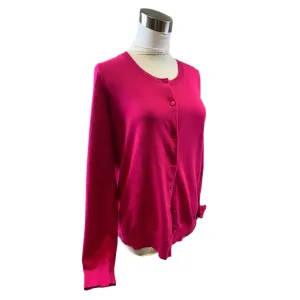 Cardigan By Talbots In Pink, Size: M