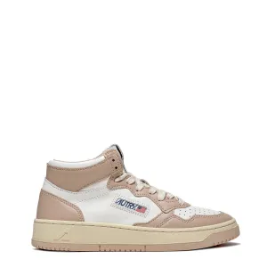 Customer Favorite Autry Womens Medalist Mid Trainers White / Mushroom  Limited Release!
