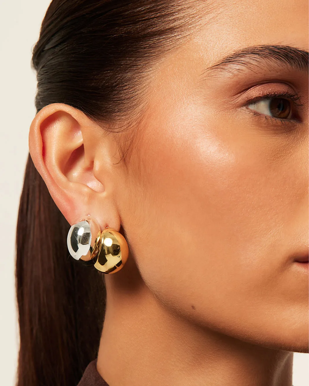 ELENA EARRINGS 2 PACK - GOLD PLATED 18K-STERLING SILVER