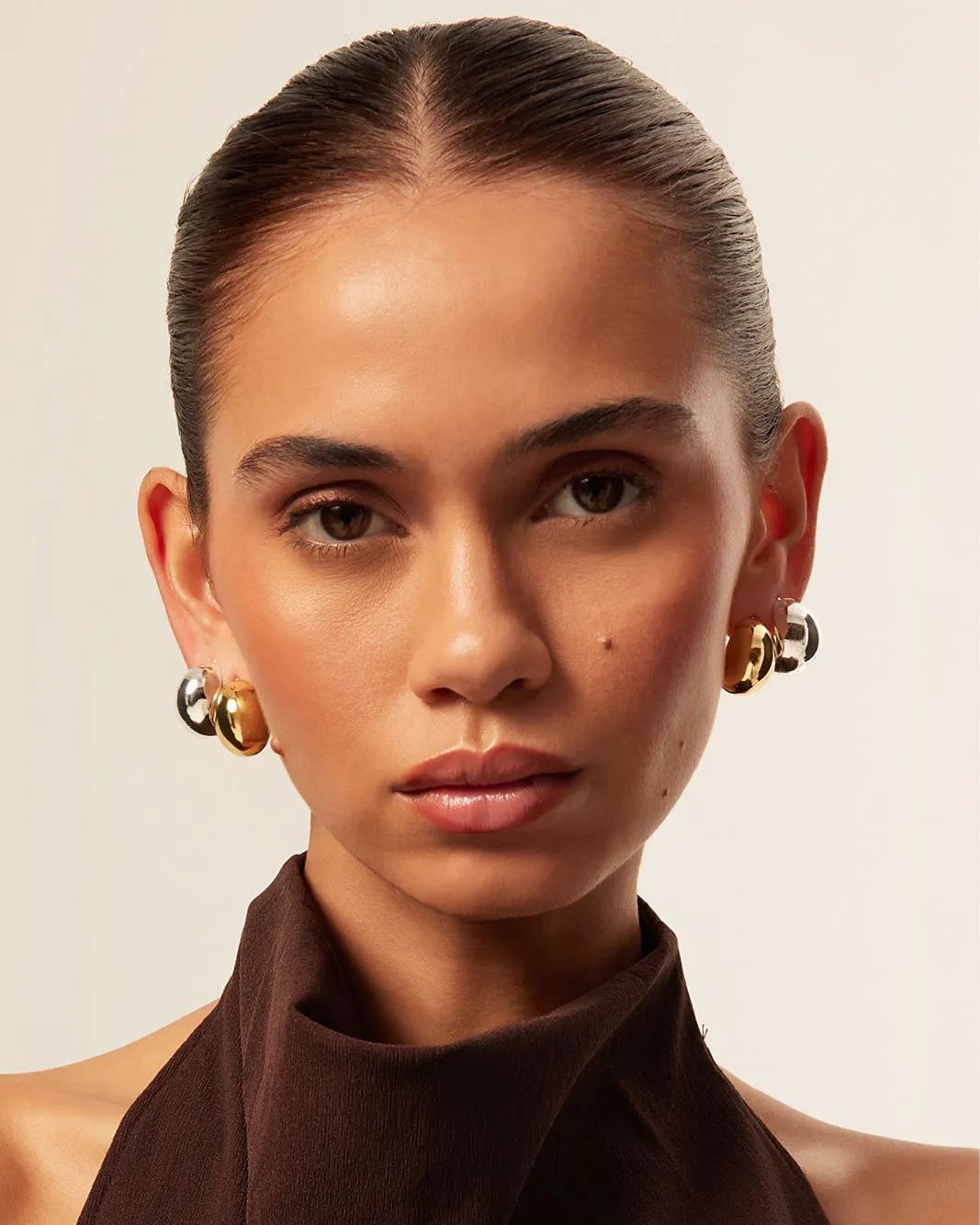 ELENA EARRINGS 2 PACK - GOLD PLATED 18K-STERLING SILVER