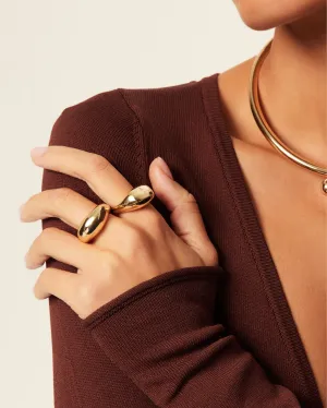 ELIANA RING 2 PACK - GOLD