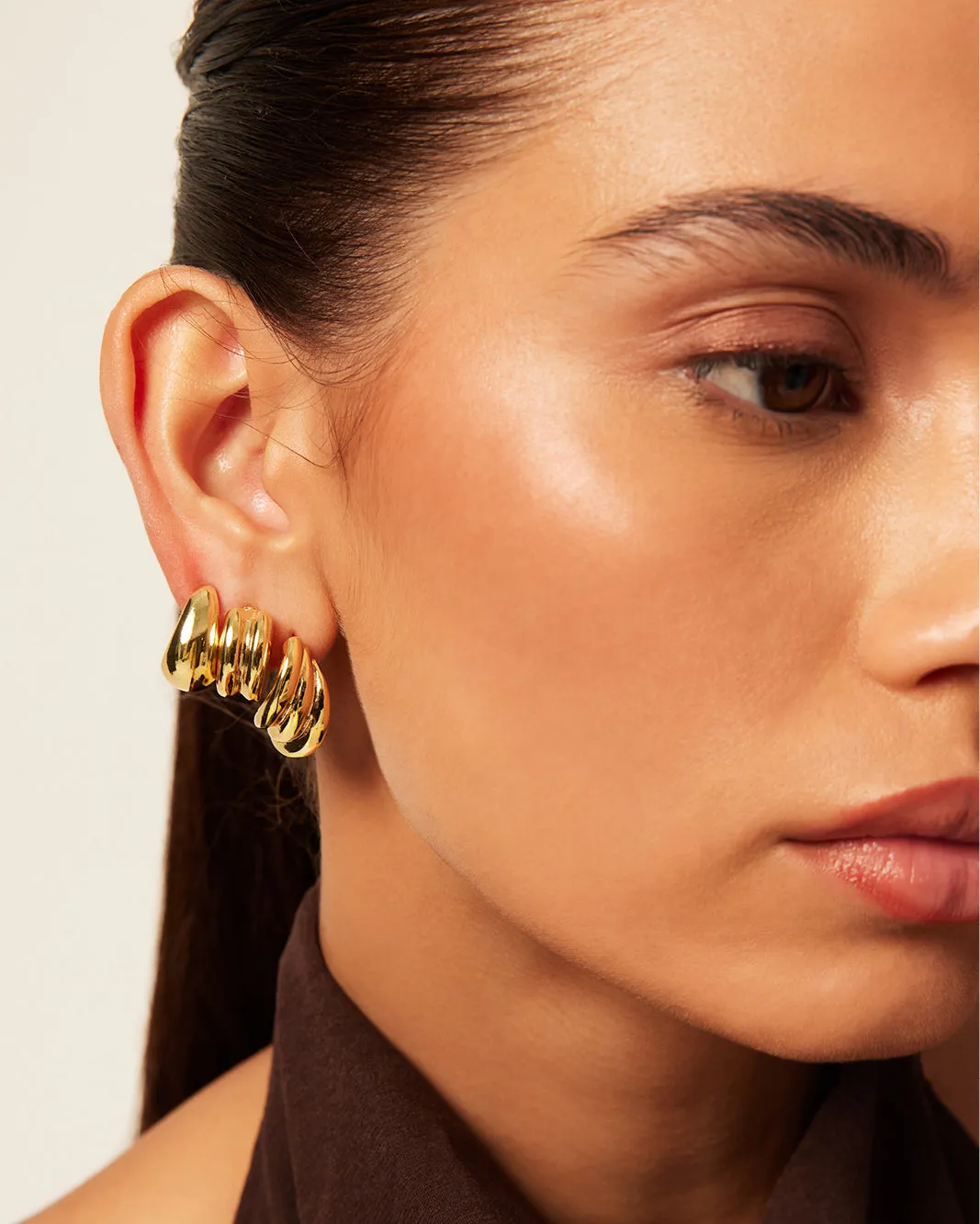 EMERY EARRINGS 3 PACK - GOLD PLATED 18K