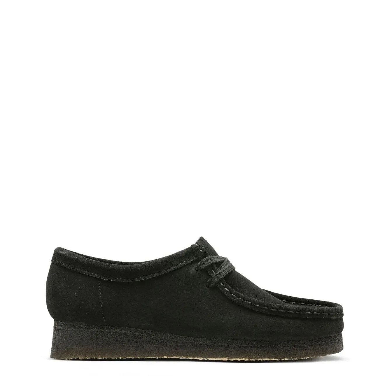 Final Few Clarks Originals Womens Wallabee Shoes Black Suede  Today Only!