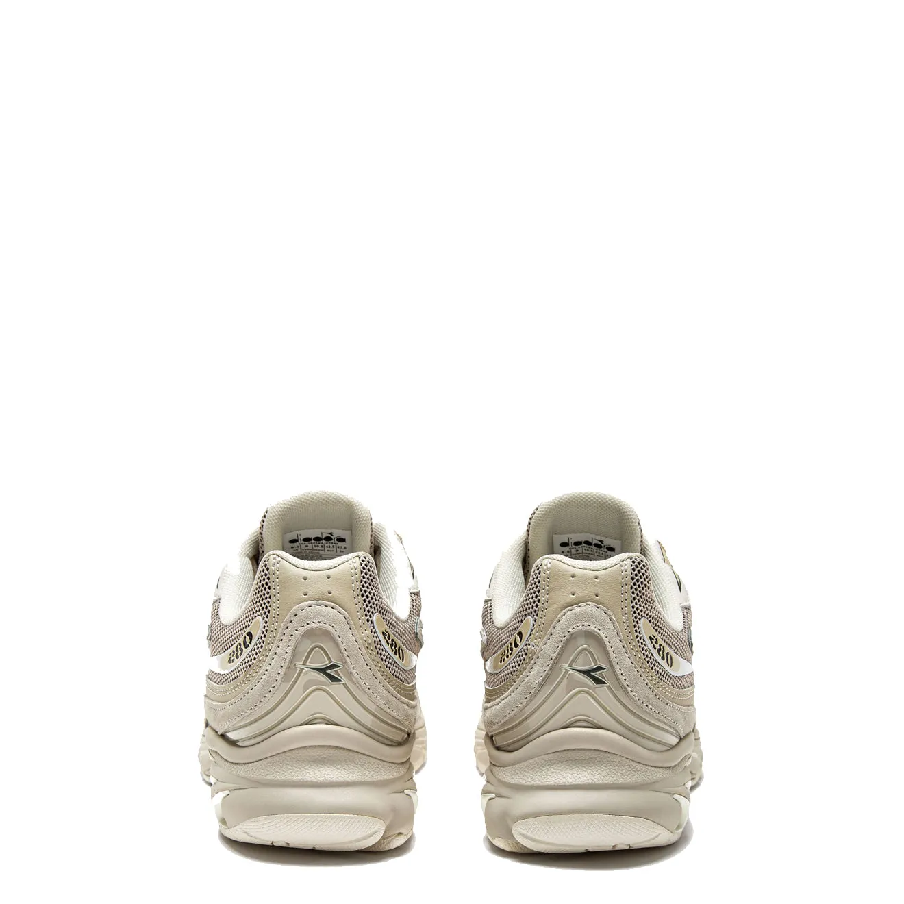 Flash Sale! Diadora Womens Mythos Propulsion 280 M2 Suede Trainer Fog / Silver Gray  Stylish & Comfortable