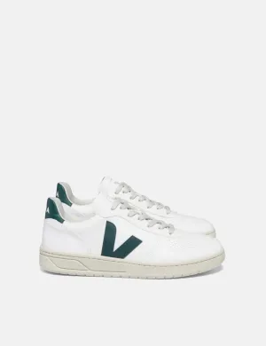 Flash Sale Womens Veja V-10 CWL Trainers - White/Brittany  Stylish & Comfortable