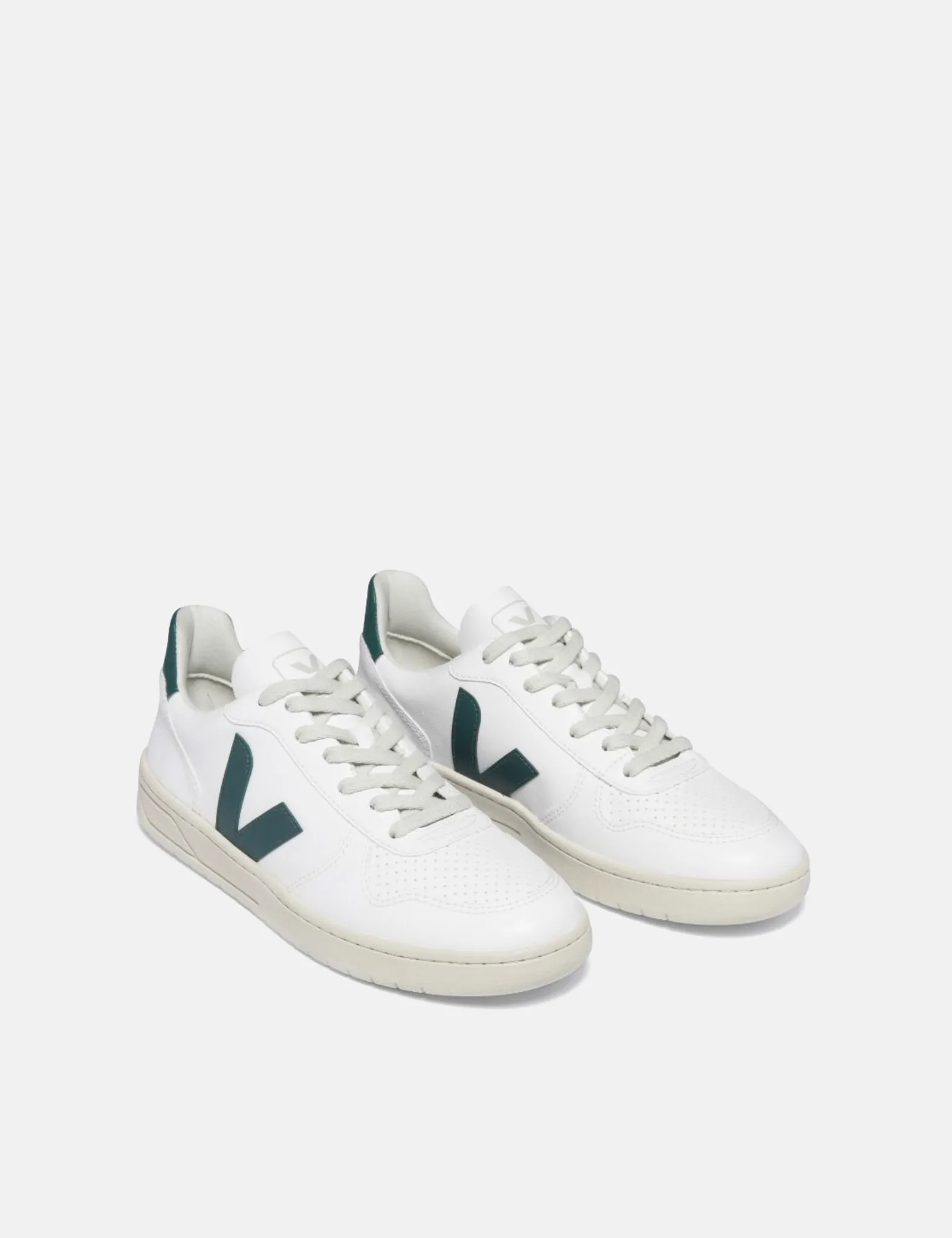 Flash Sale Womens Veja V-10 CWL Trainers - White/Brittany  Stylish & Comfortable