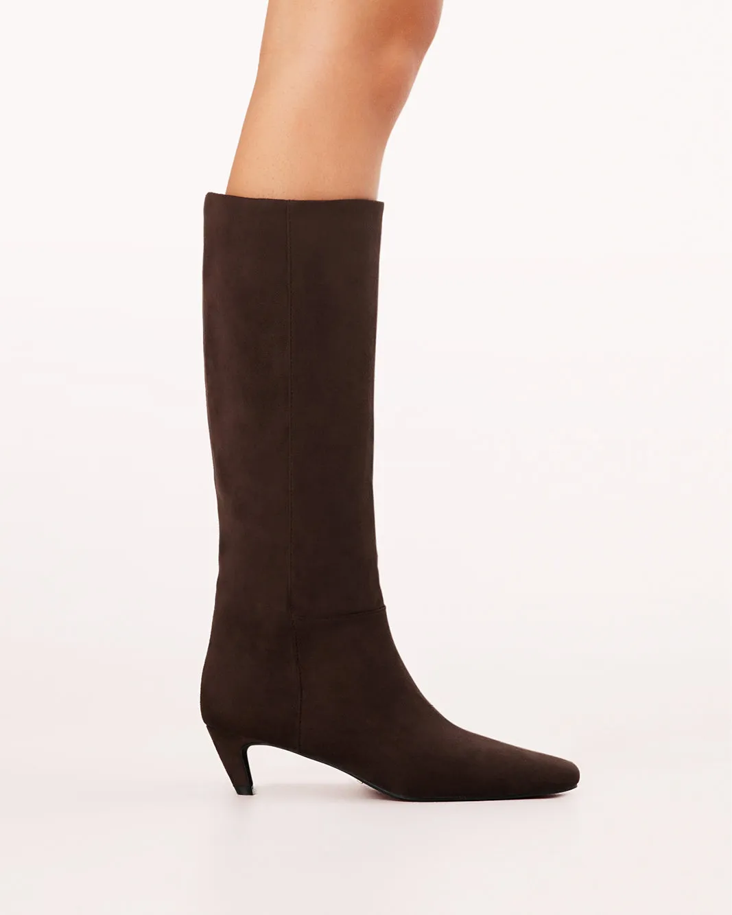 JOVIE  - DARK CACAO SUEDE