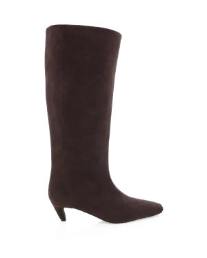 JOVIE  - DARK CACAO SUEDE