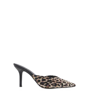 KAREY - LEOPARD SATIN