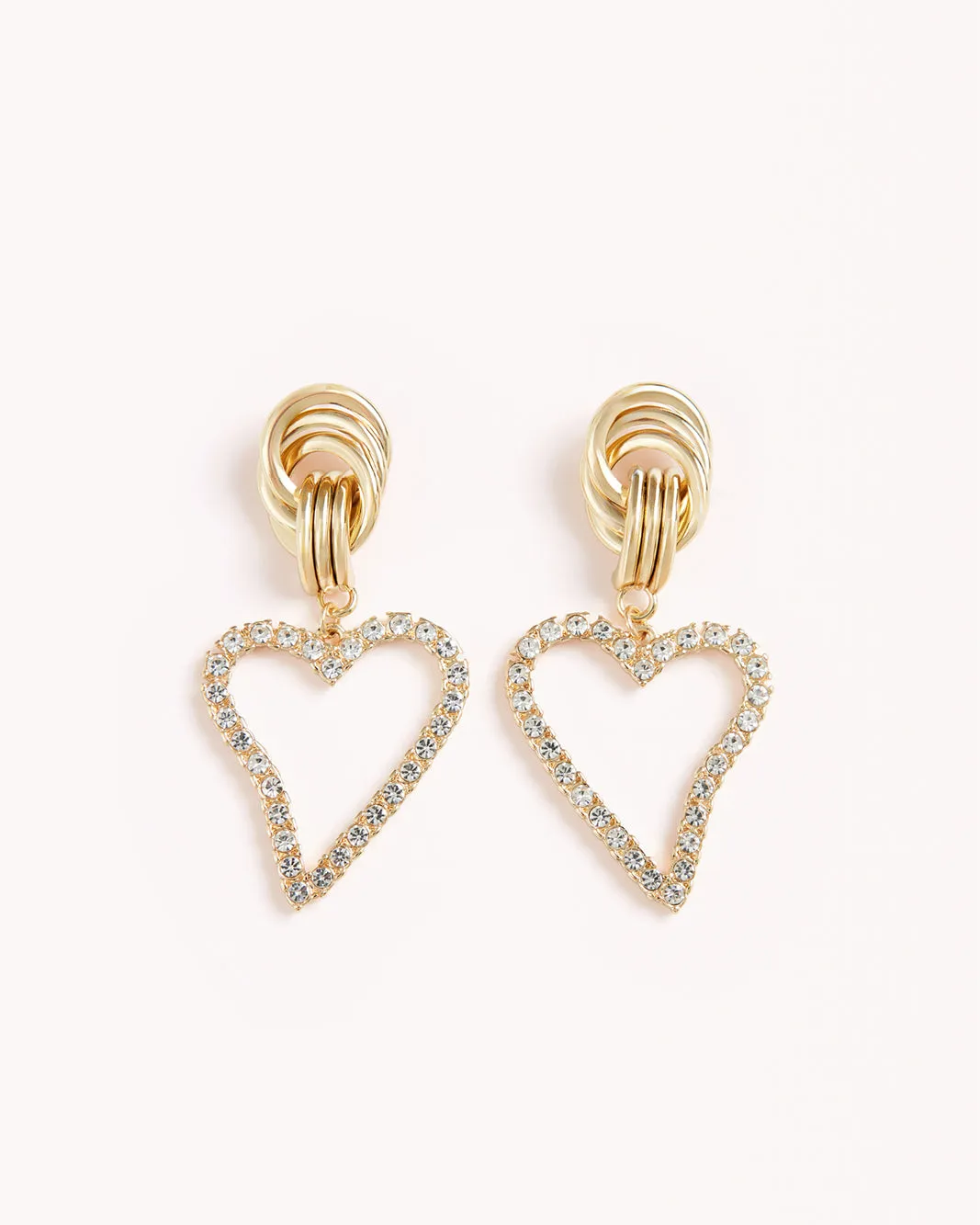 KEELY EARRINGS - GOLD-DIAMANTE