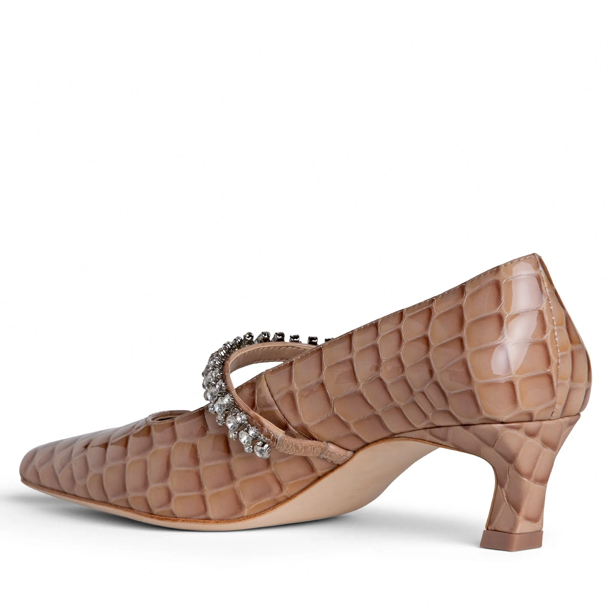 Luxury Feel Antonella Embossed Leather Pump  Last Few Pieces!