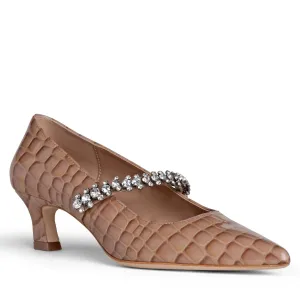Luxury Feel Antonella Embossed Leather Pump  Last Few Pieces!