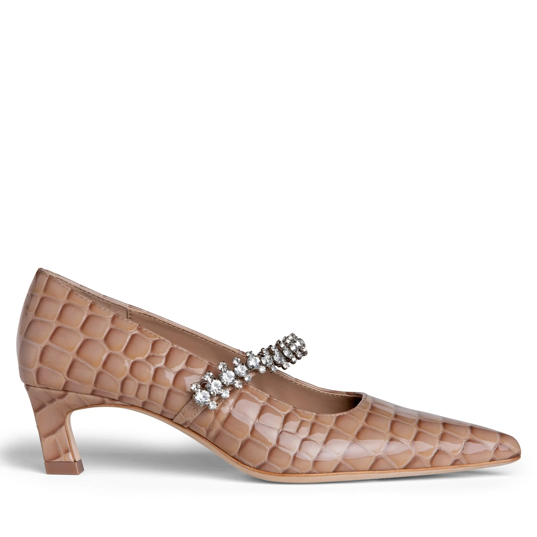 Luxury Feel Antonella Embossed Leather Pump  Last Few Pieces!