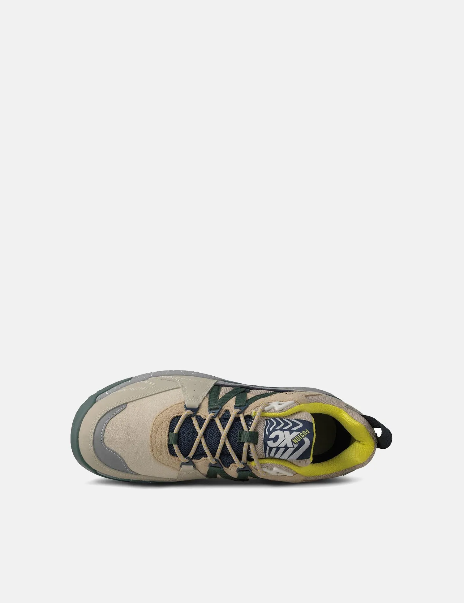 Luxury Feel Karhu Fusion XC Trainers - Silver Lining/Dark Forest  Stylish & Comfortable