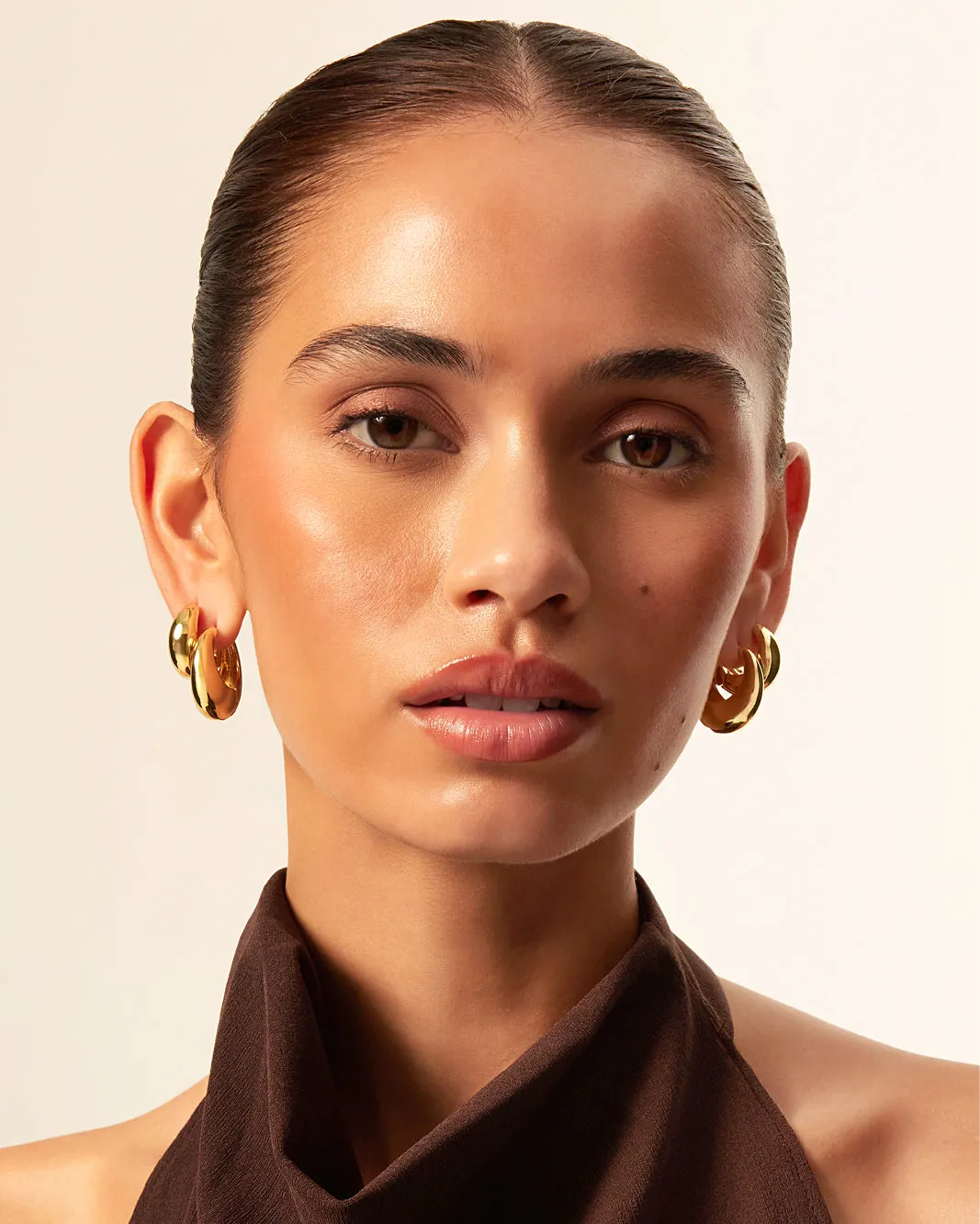 MYA EARRINGS 2 PACK - GOLD PLATED 18K