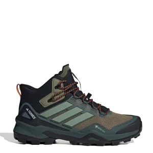 Premium Quality Adidas Terrex Hiking Boots Skychaser Mid Olive Strata / Silver Green / Core Black  Limited Availability!