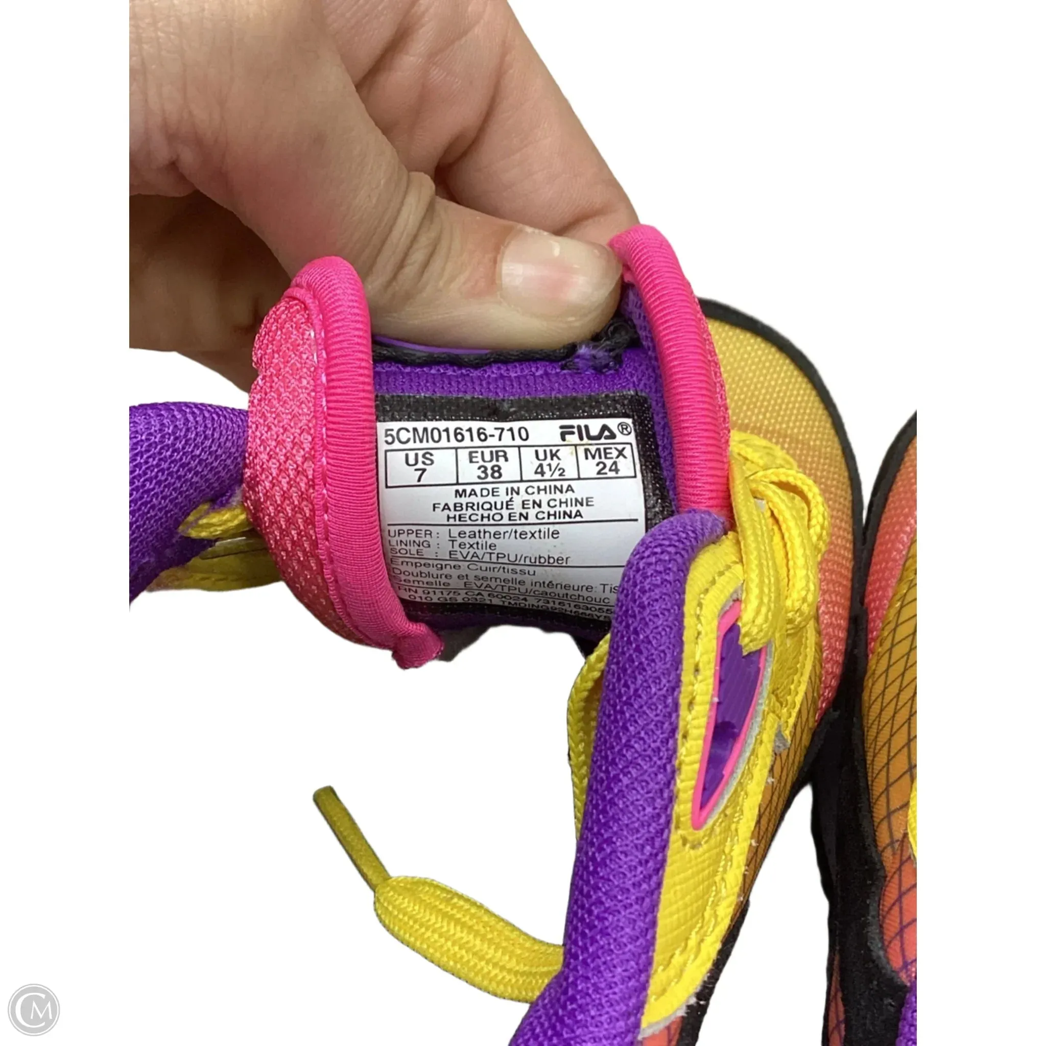 Shoes Athletic By Fila In Multi-colored, Size: 7