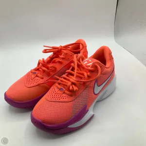 Shoes Athletic By Nike In Orange, Size: 6.5