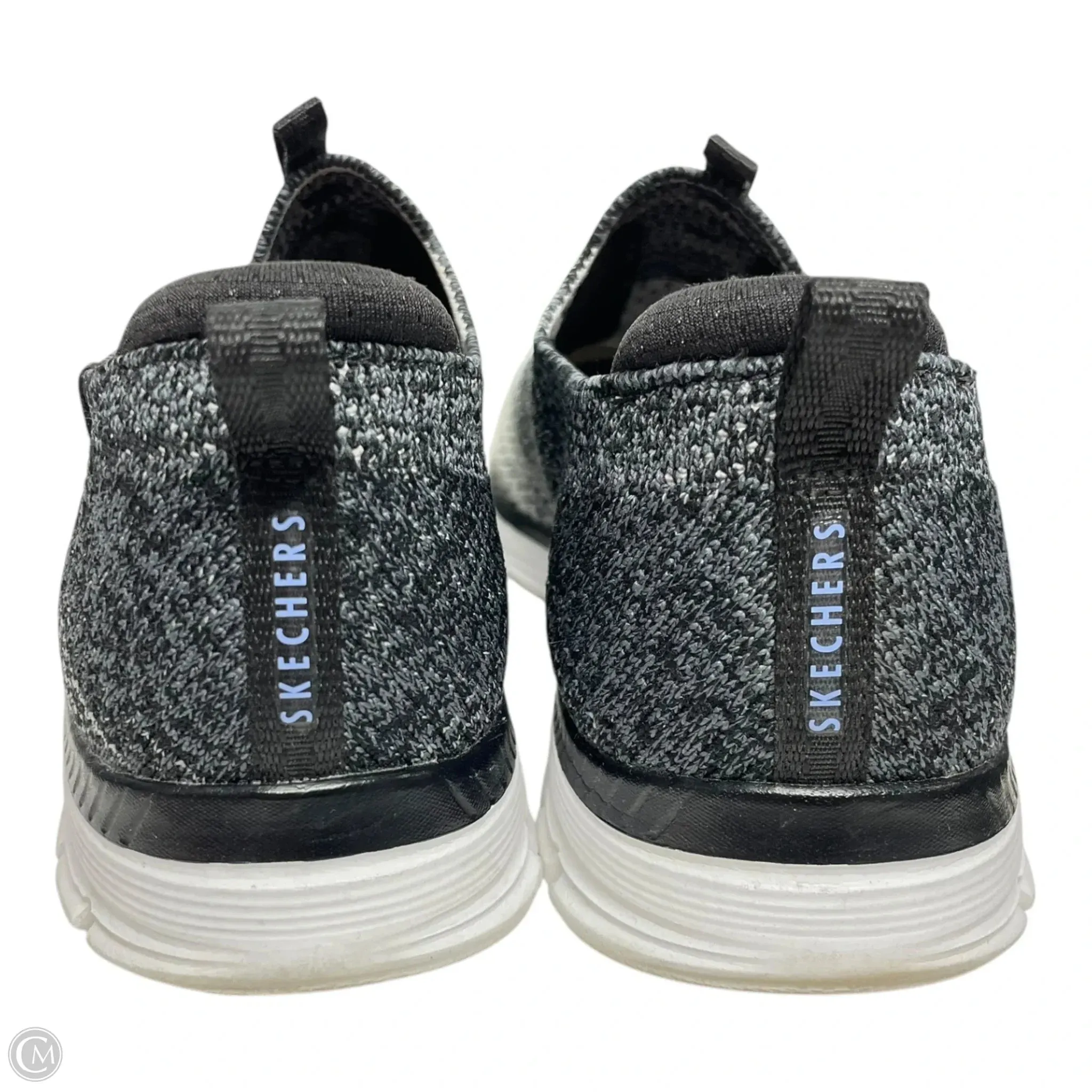 Shoes Athletic By Skechers In Grey & White, Size: 8.5