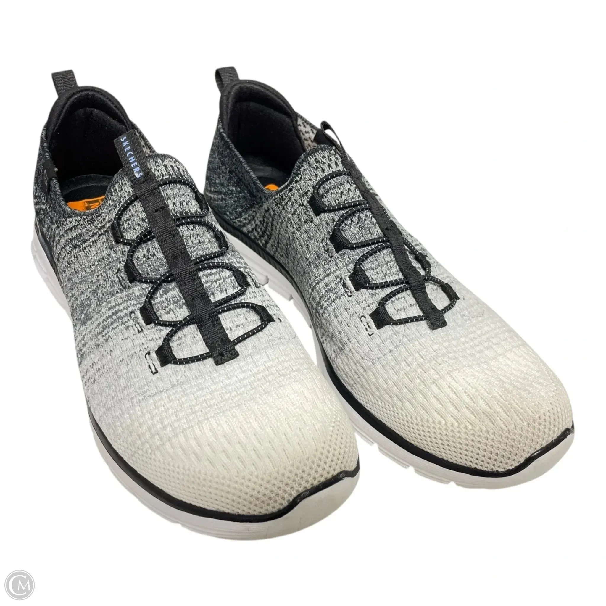 Shoes Athletic By Skechers In Grey & White, Size: 8.5