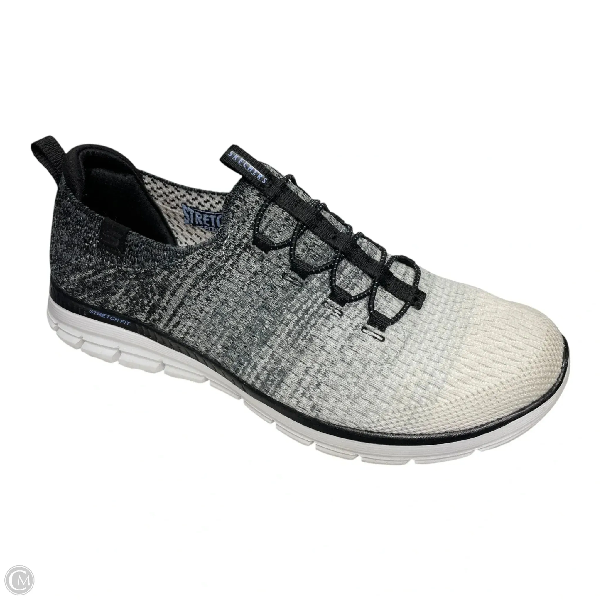 Shoes Athletic By Skechers In Grey & White, Size: 8.5