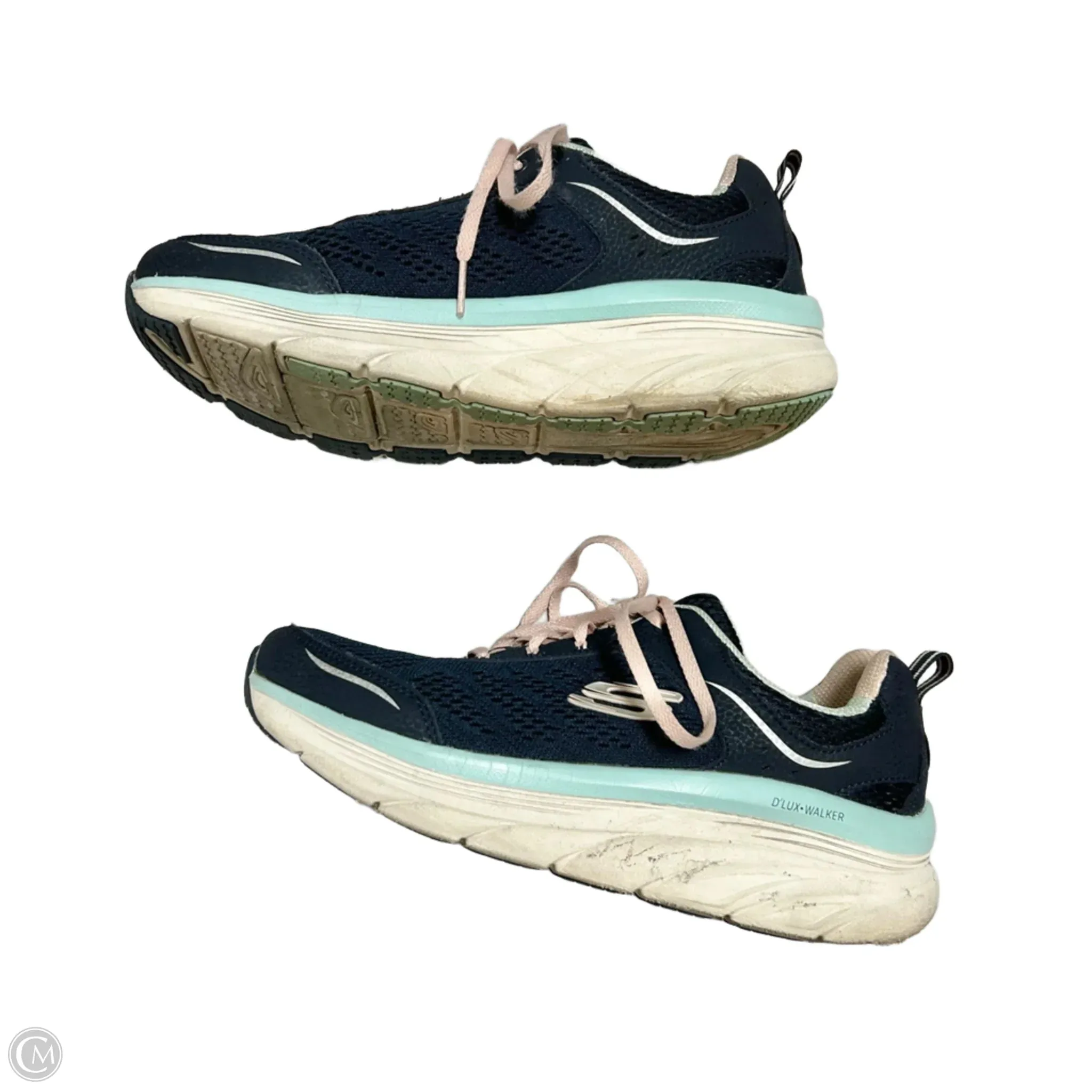 Shoes Athletic By Skechers In Navy, Size: 10