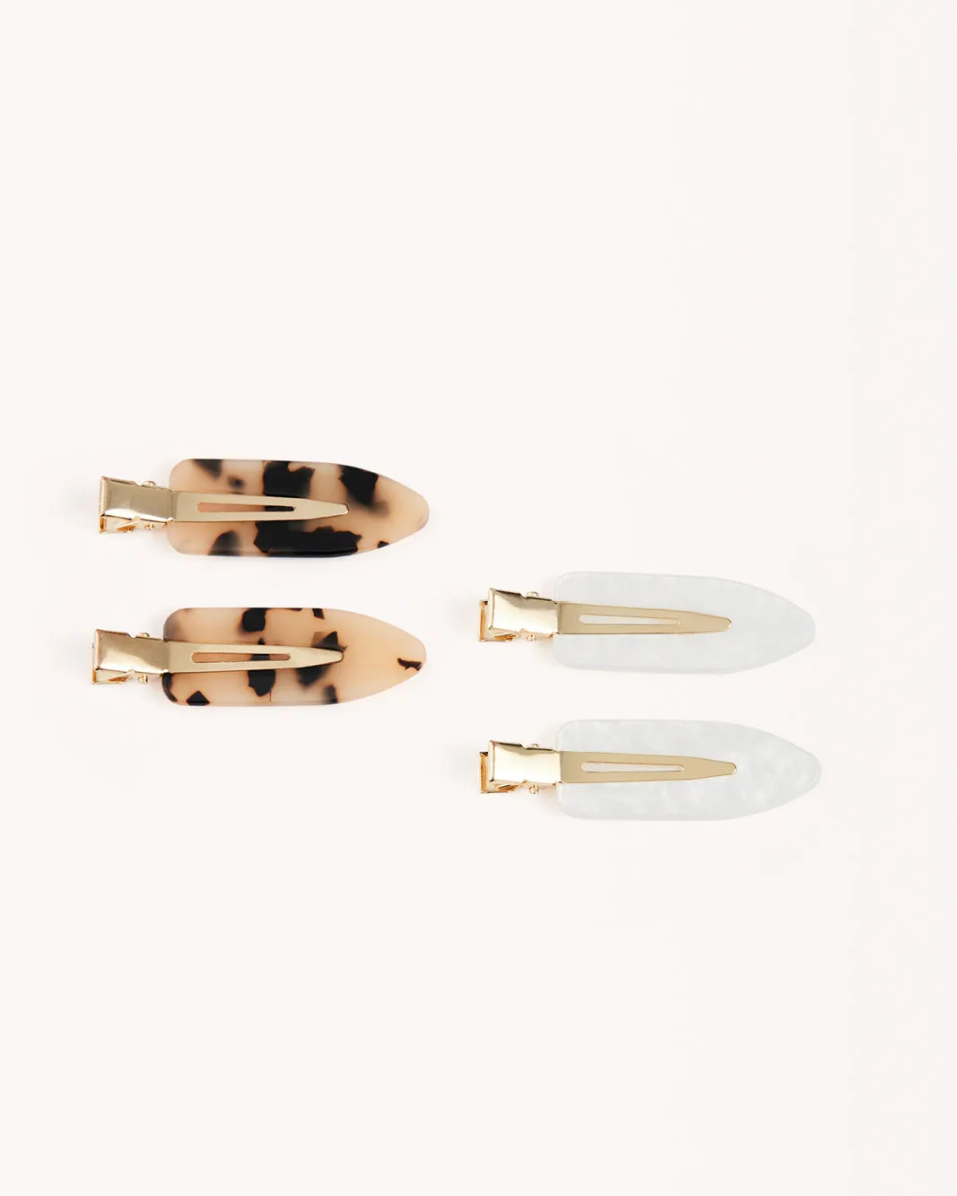 STYLING HAIR CLIPS - BLONDE TORT-PEARL