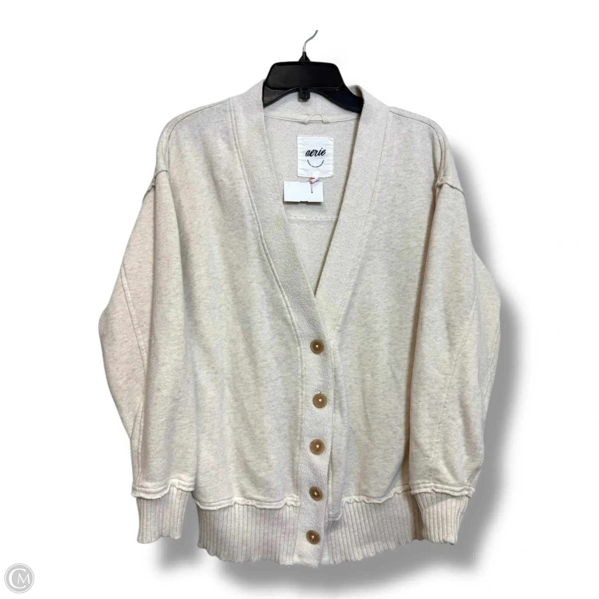 Sweater Cardigan By Aerie In Beige, Size: Xs