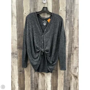 Sweater Cardigan By American Eagle In Grey, Size: Xs