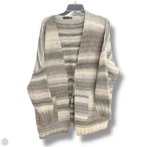 Sweater Cardigan By black tape In Grey, Size: 2x