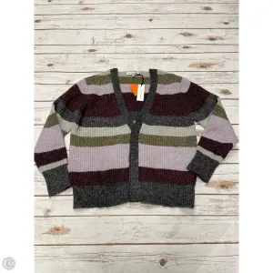 Sweater Cardigan By Cme In Multi-colored, Size: S